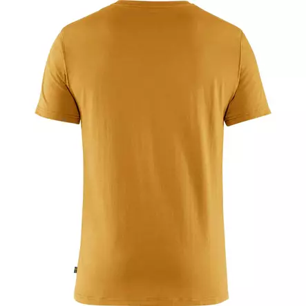 Fjällräven Logo T-shirt M Ochre - T-paidat - 7323450606015 - 2