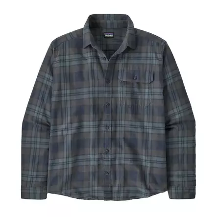 Patagonia Mens LS Lightweight Fjord Flannel Shirt Smolder Blue - Kauluspaidat ja flanellit - 198077251491 - 1