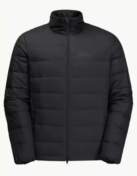 Jack Wolfskin Mens Ather Down Jacket Black - Untuva- ja välitakit - 4064993897043 - 1