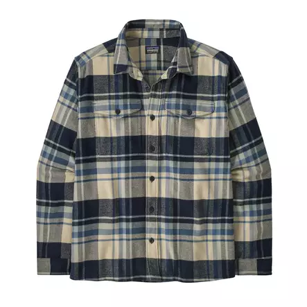 Patagonia Mens Fjord Flannel Shirt Sunken Blue - Kauluspaidat ja flanellit - 198077244974 - 1