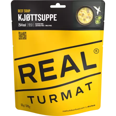 Real Turmat Beef Soup - Retkiruuat ja -keittimet - 7036480053314 - 2