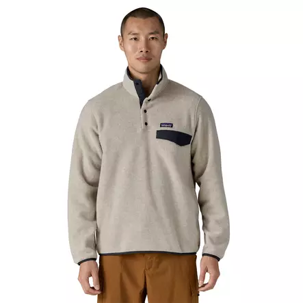 Patagonia Mens LW Synch Snap-T Pullover Oatmeal Heather - Fleecetakit - 198077124306 - 2