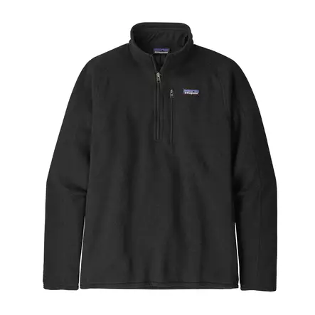 Patagonia Ms 1/4 Zip Better Sweater Black - Fleecetakit - 191743848698 - 1